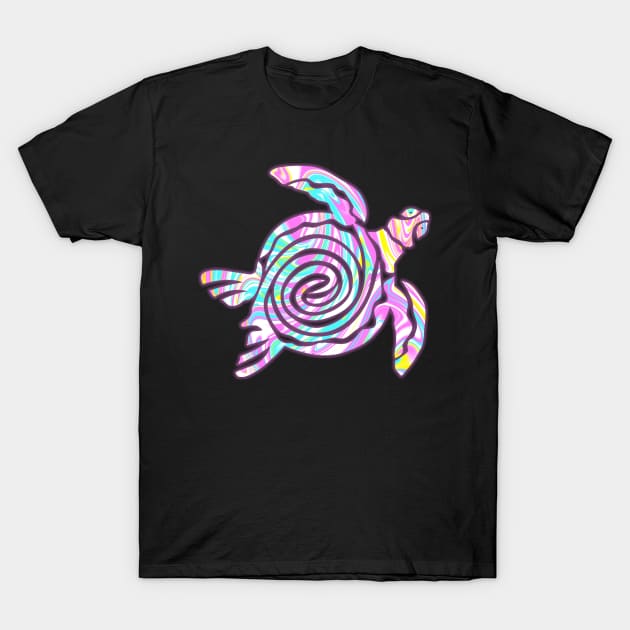 PSYCHEDELIC TURTLE T-Shirt by SquareClub